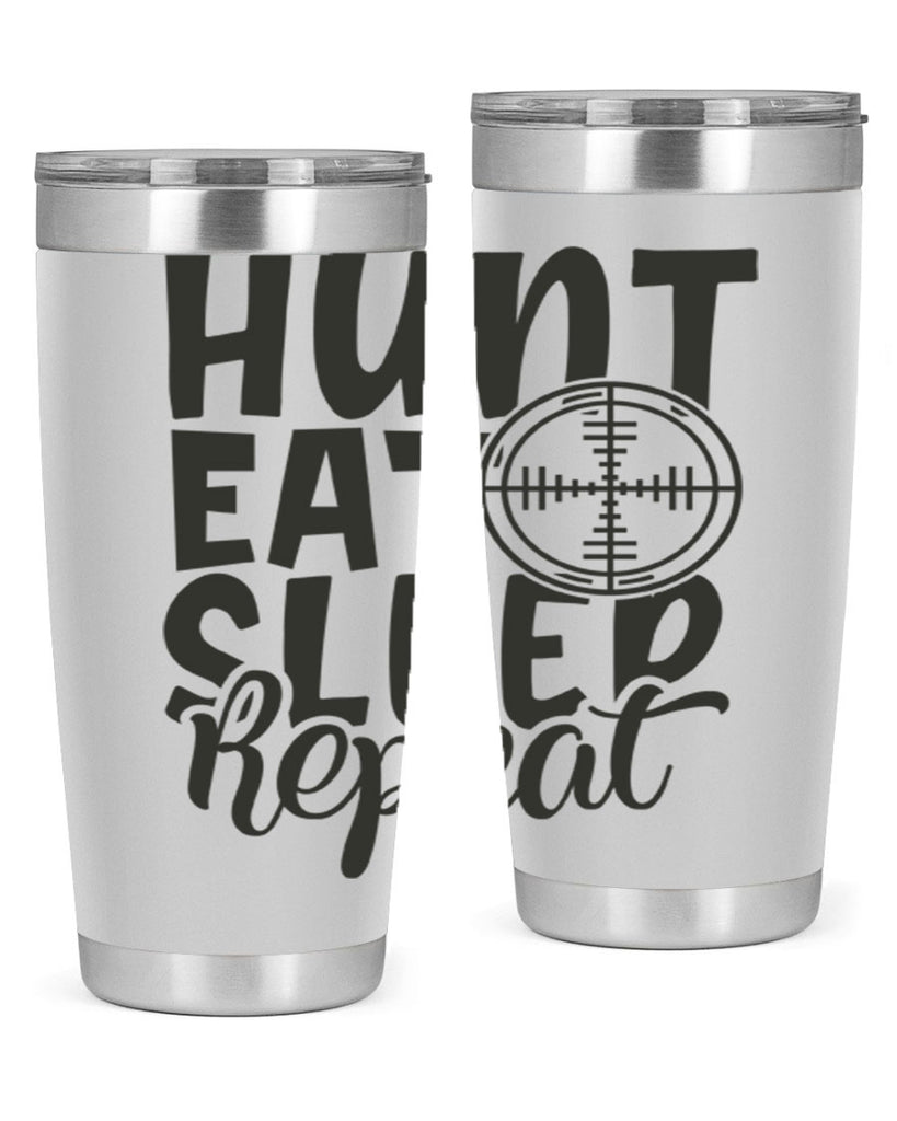 hunt eat sleep repeat 11#- hunting- Tumbler