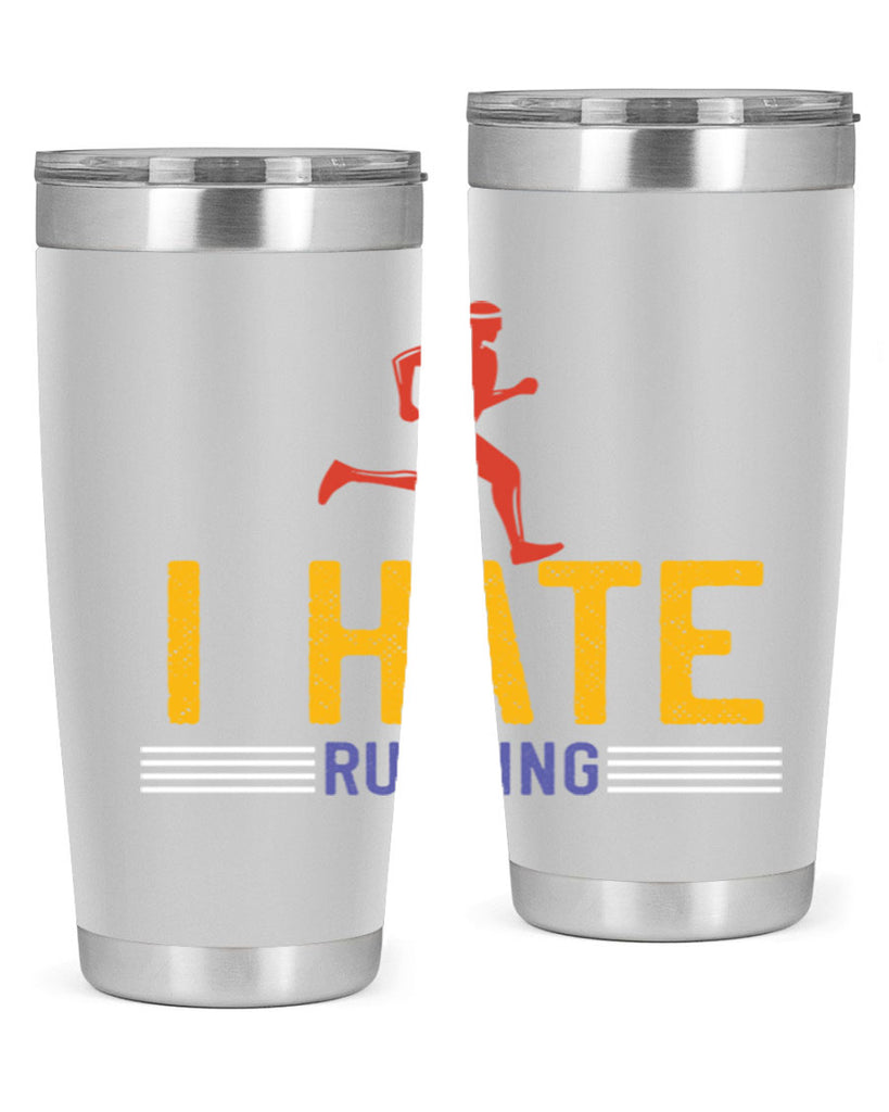 i hate running 40#- running- Tumbler