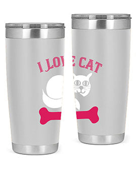 i love cat Style 55#- cat- Tumbler