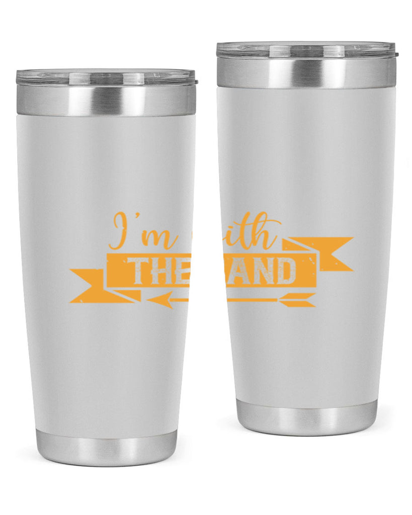 i’m with the band 58#- mardi gras- Tumbler