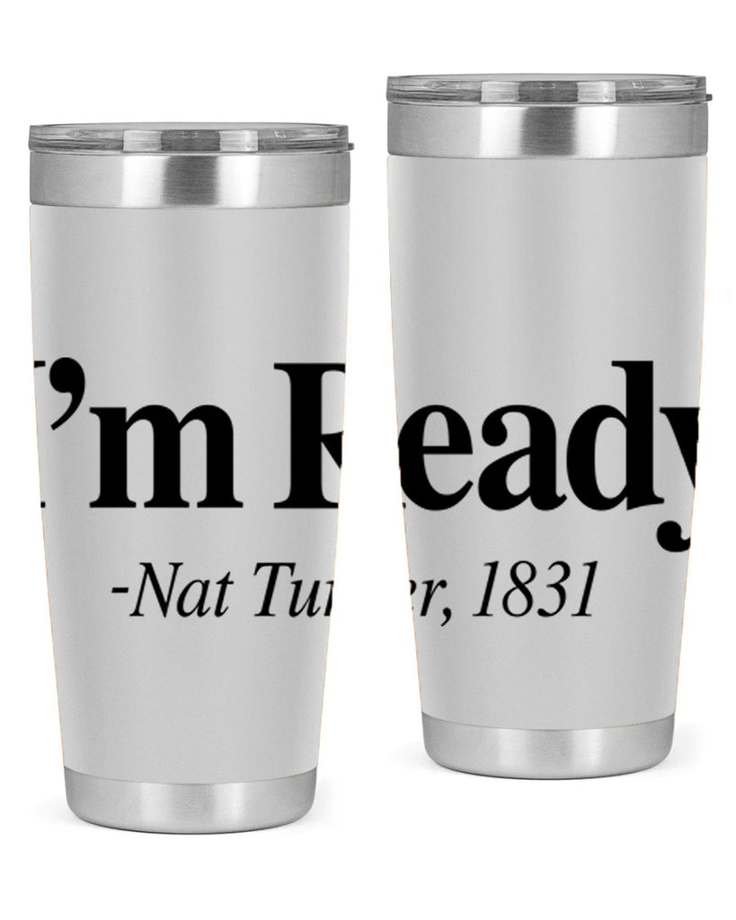 im  ready nat turner 110#- black words phrases- Cotton Tank