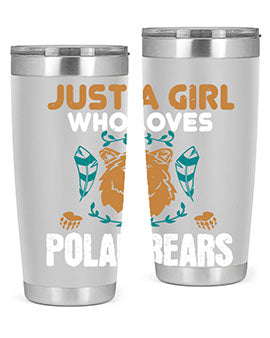 just a girl who loves polar bear 22#- Bears- Tumbler