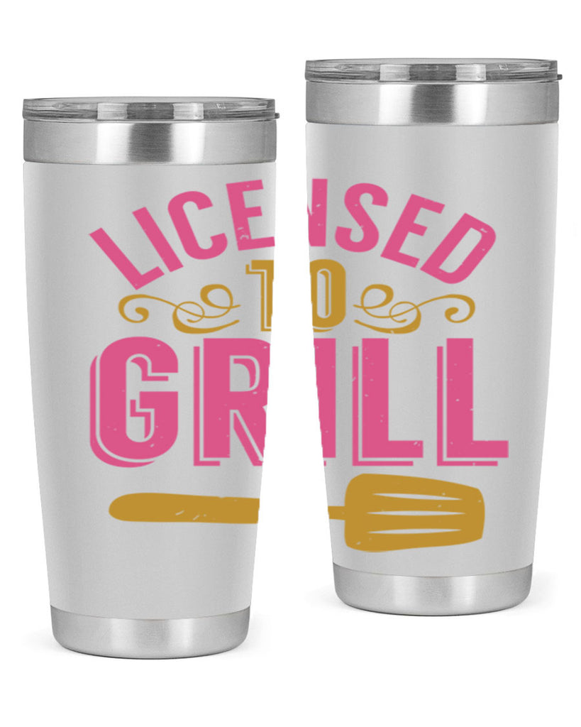 licensed to grill 24#- bbq- Tumbler