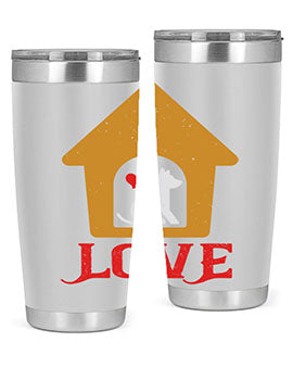 love Style 161#- dog- Tumbler