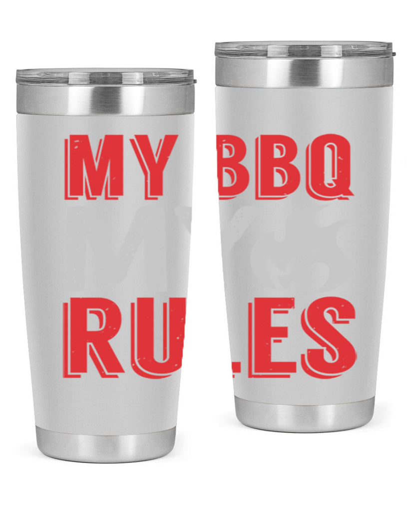 my bbq my rule 22#- bbq- Tumbler
