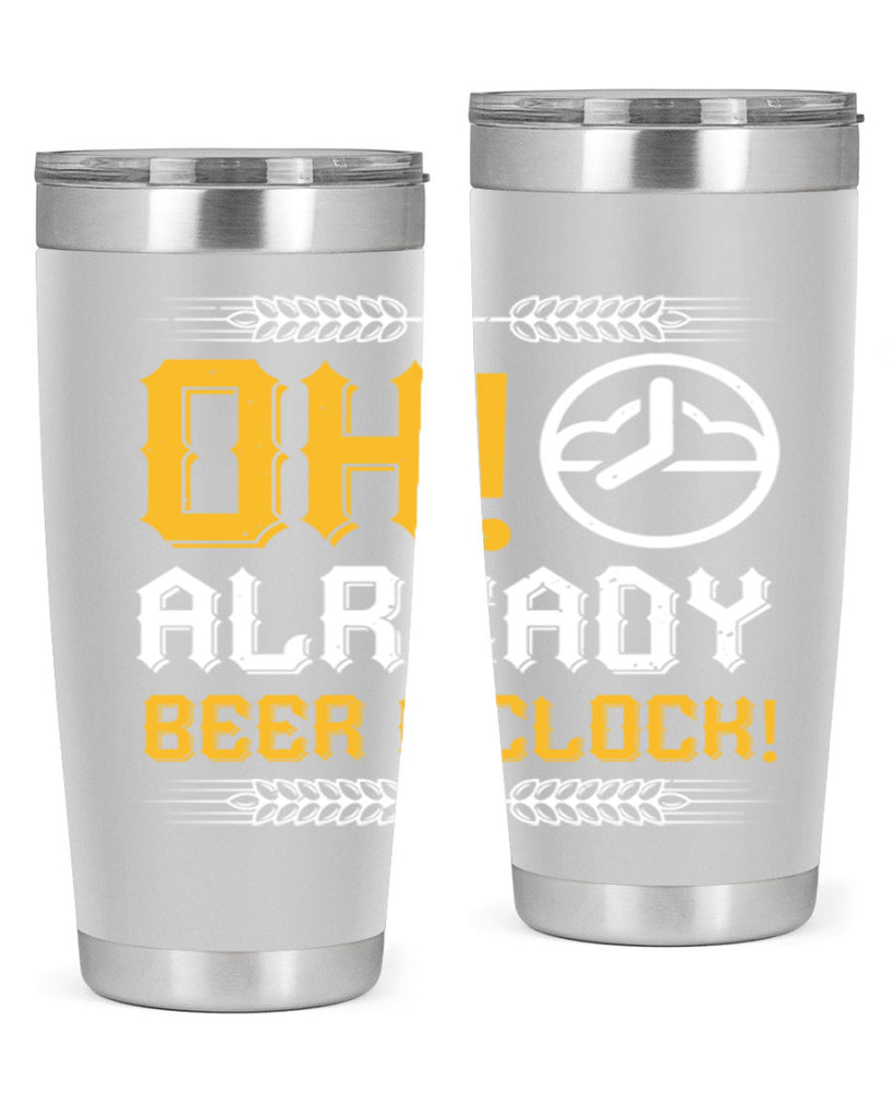 oh already beer oclock 54#- beer- Tumbler