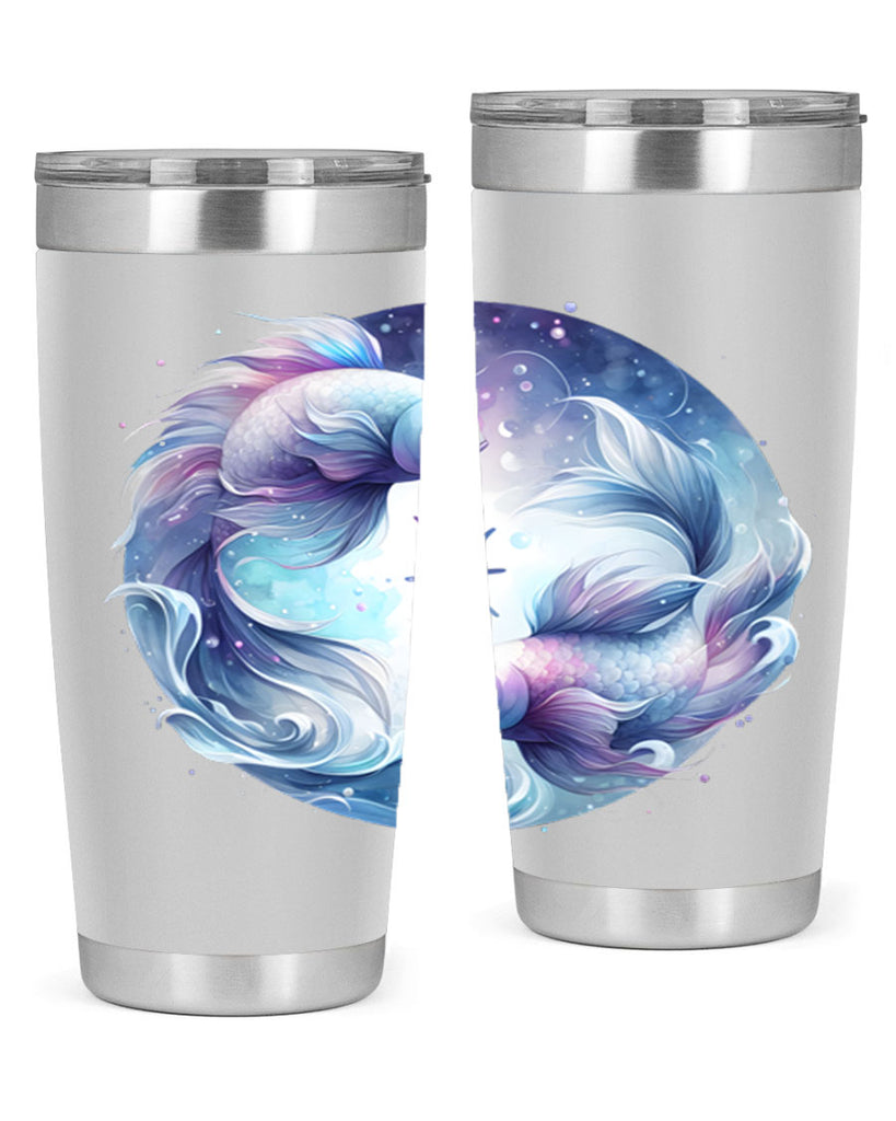 pisces 349#- zodiac- Tumbler
