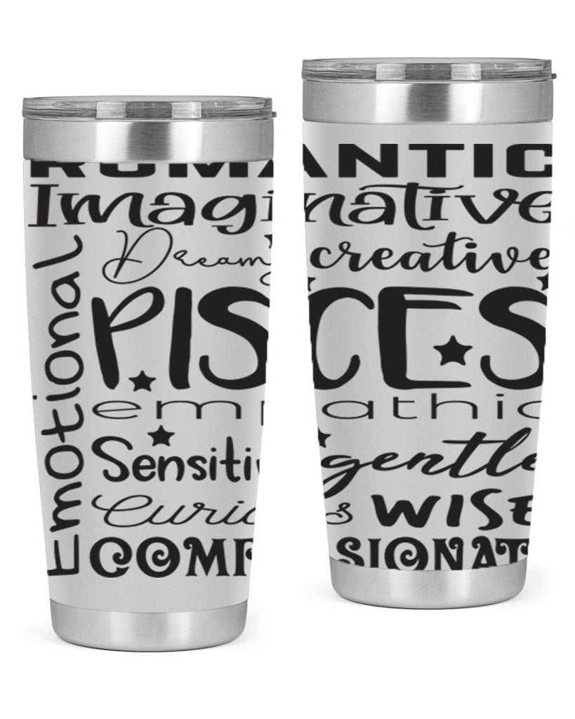 pisces 570#- zodiac- Tumbler