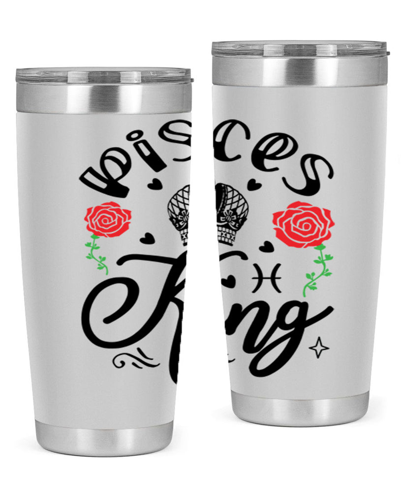 pisces king 375#- zodiac- Tumbler