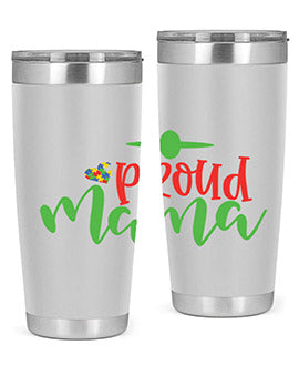 proud mama Style 38#- autism- Tumbler