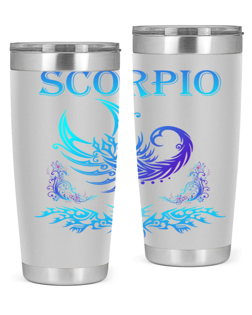 scorpio 449#- zodiac- Tumbler