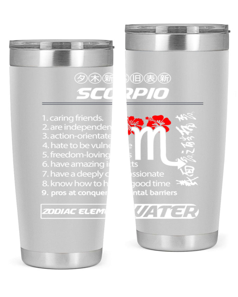 scorpio 456#- zodiac- Tumbler