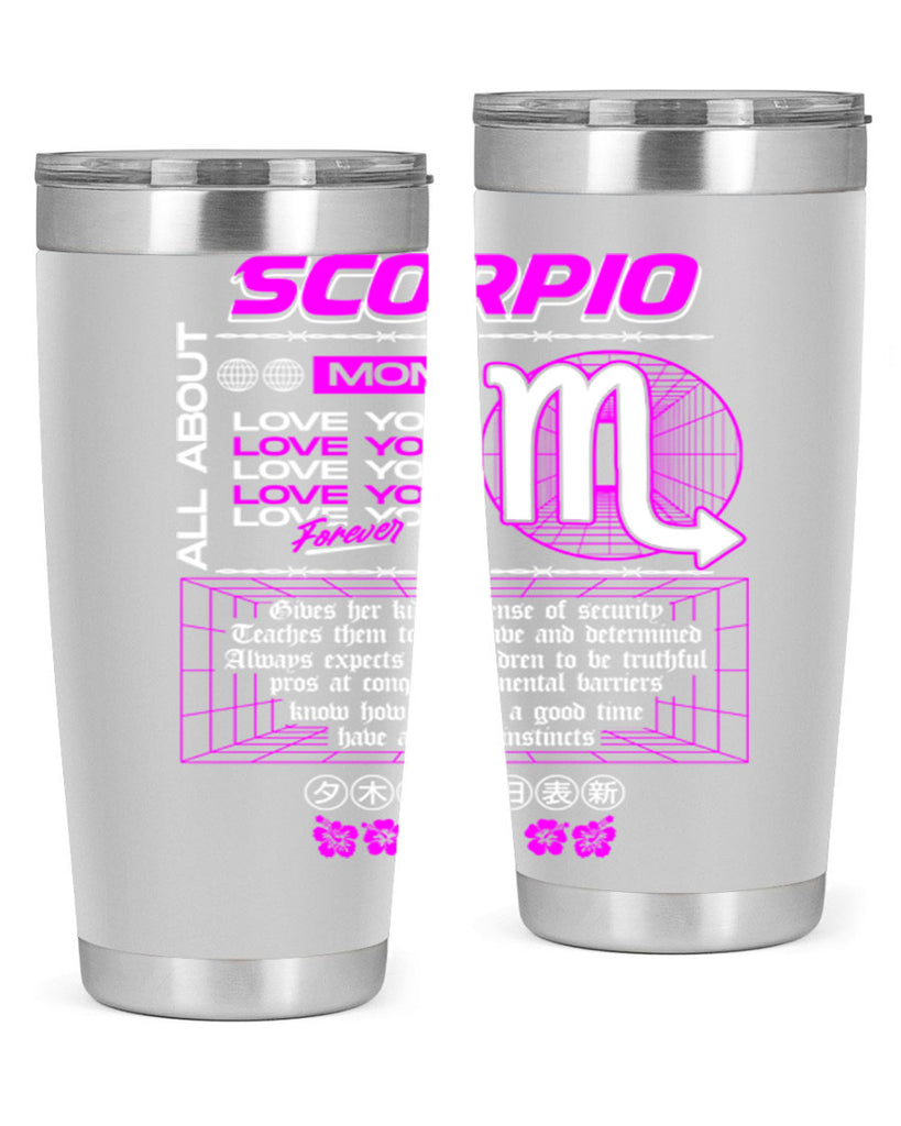 scorpio 457#- zodiac- Tumbler
