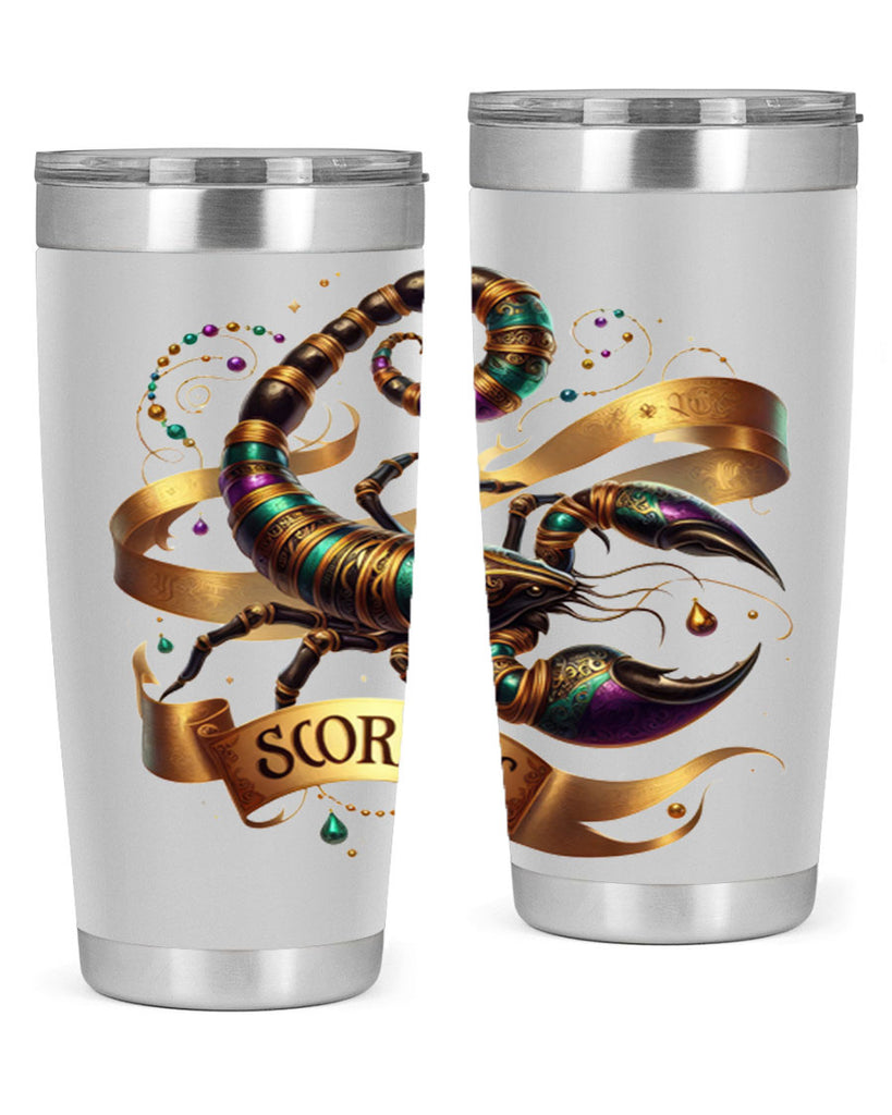 scorpio 459#- zodiac- Tumbler