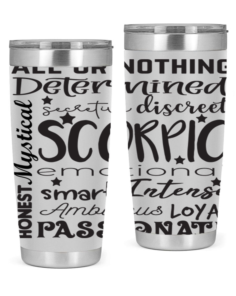 scorpio 572#- zodiac- Tumbler