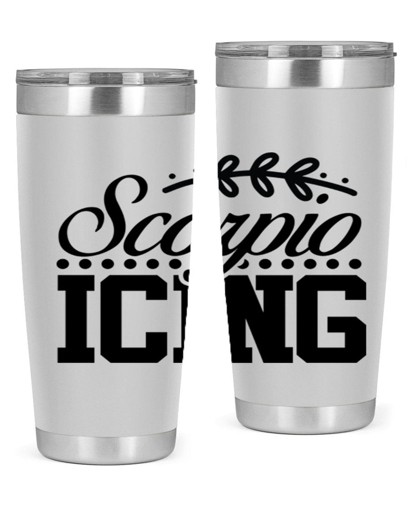 scorpio icing 442#- zodiac- Tumbler
