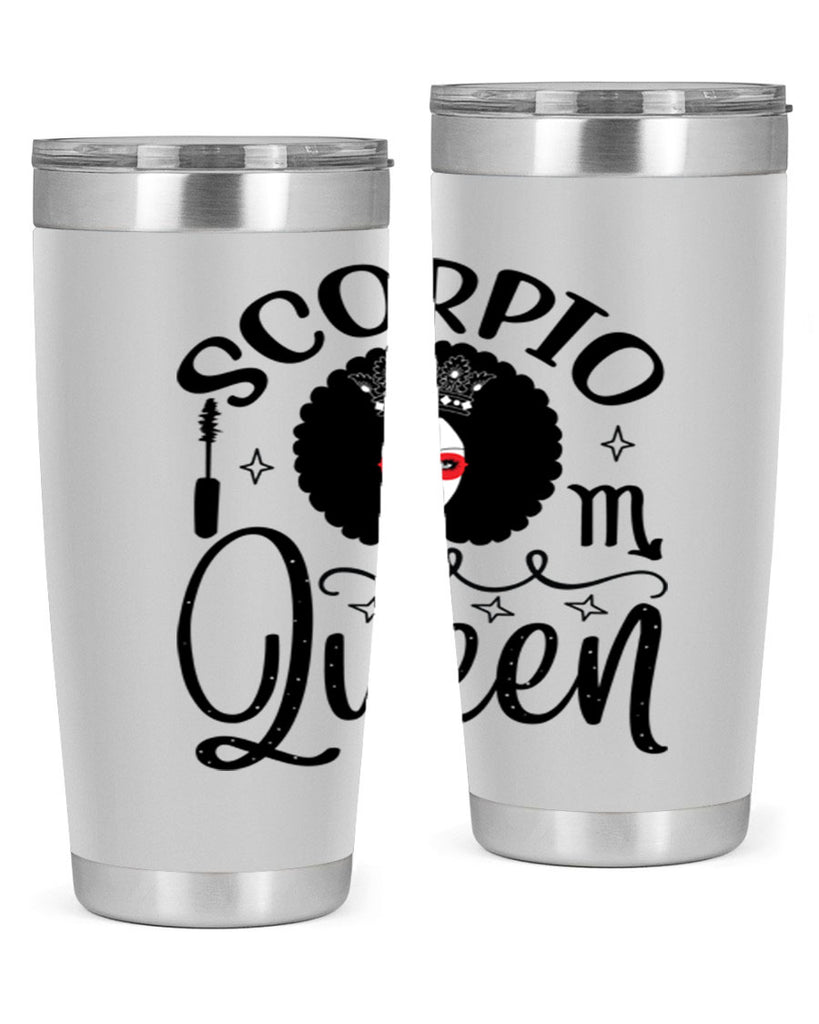 scorpio queen 448#- zodiac- Tumbler