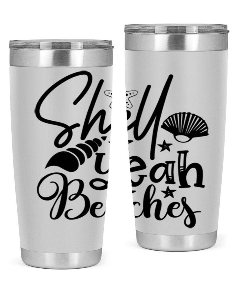 shell yeah beaches Style 75#- summer- Tumbler