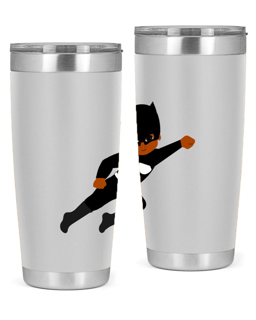 super kid 12#- black men - boys- tumbler