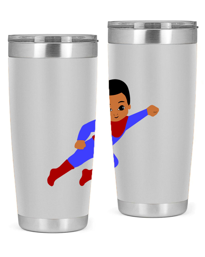 super kid 14#- black men - boys- tumbler