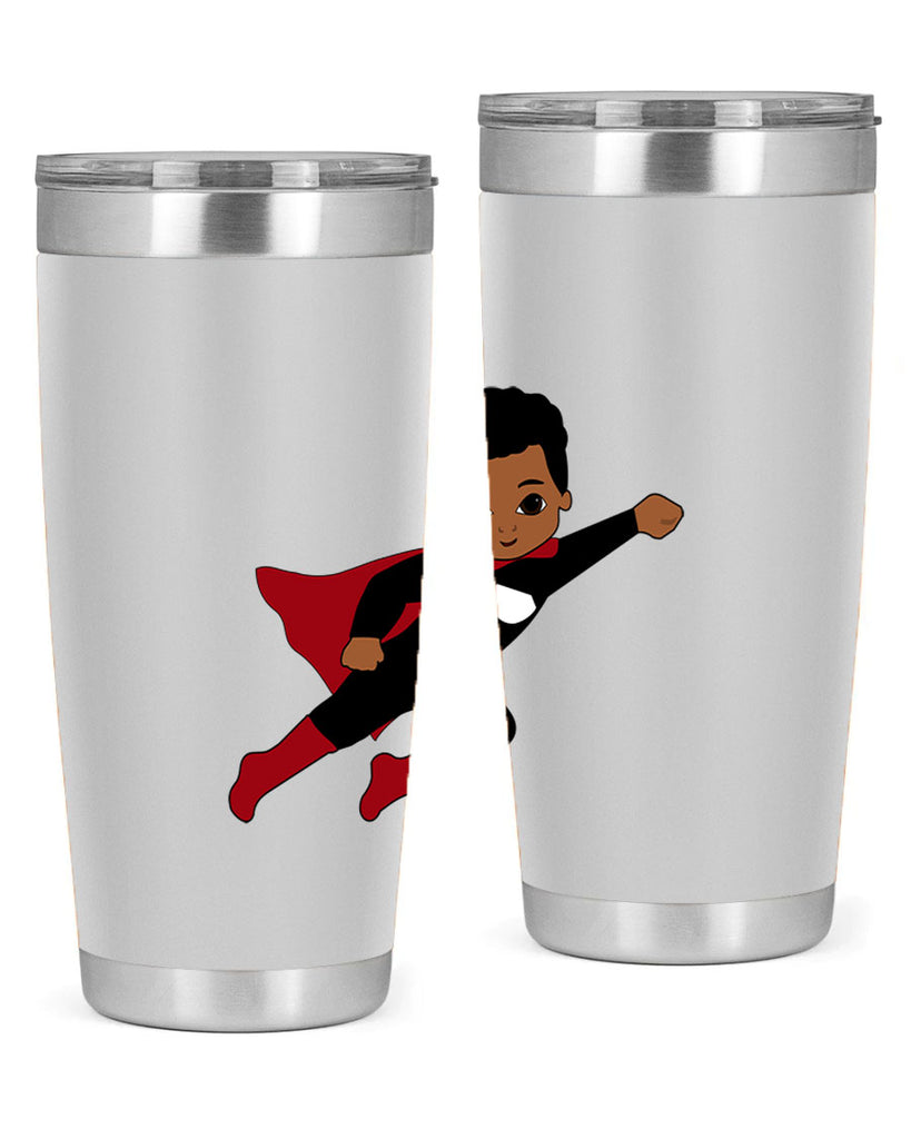 super kid 5#- black men - boys- tumbler