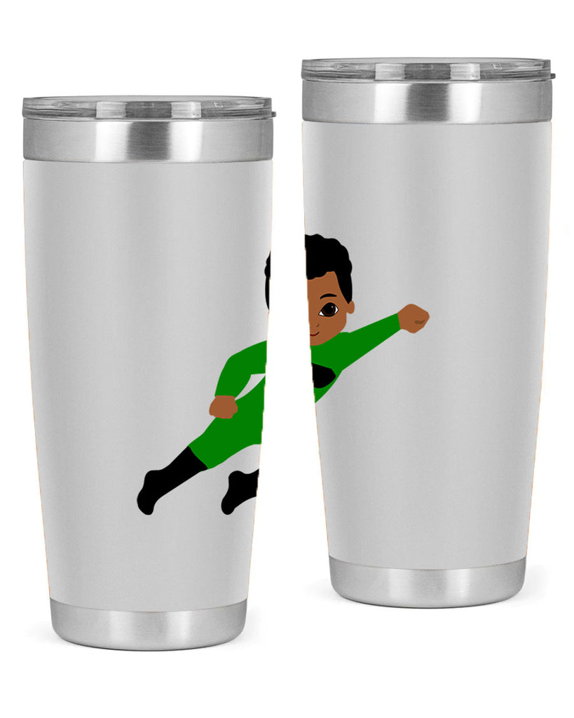 super kid 6#- black men - boys- tumbler