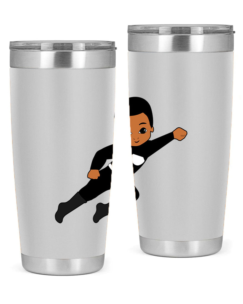 super kid 7#- black men - boys- tumbler