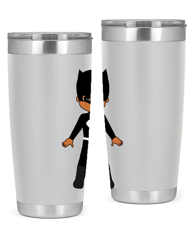 super kid 8#- black men - boys- tumbler