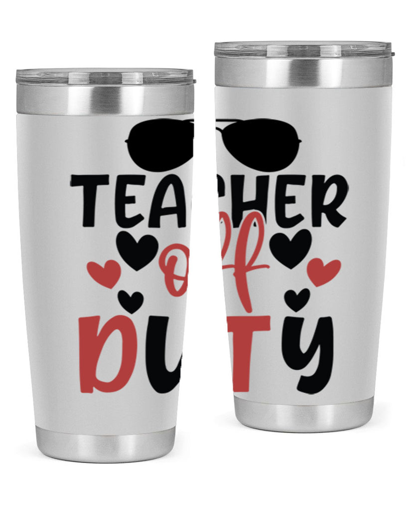 teacher off duty Style 205#- teacher- tumbler