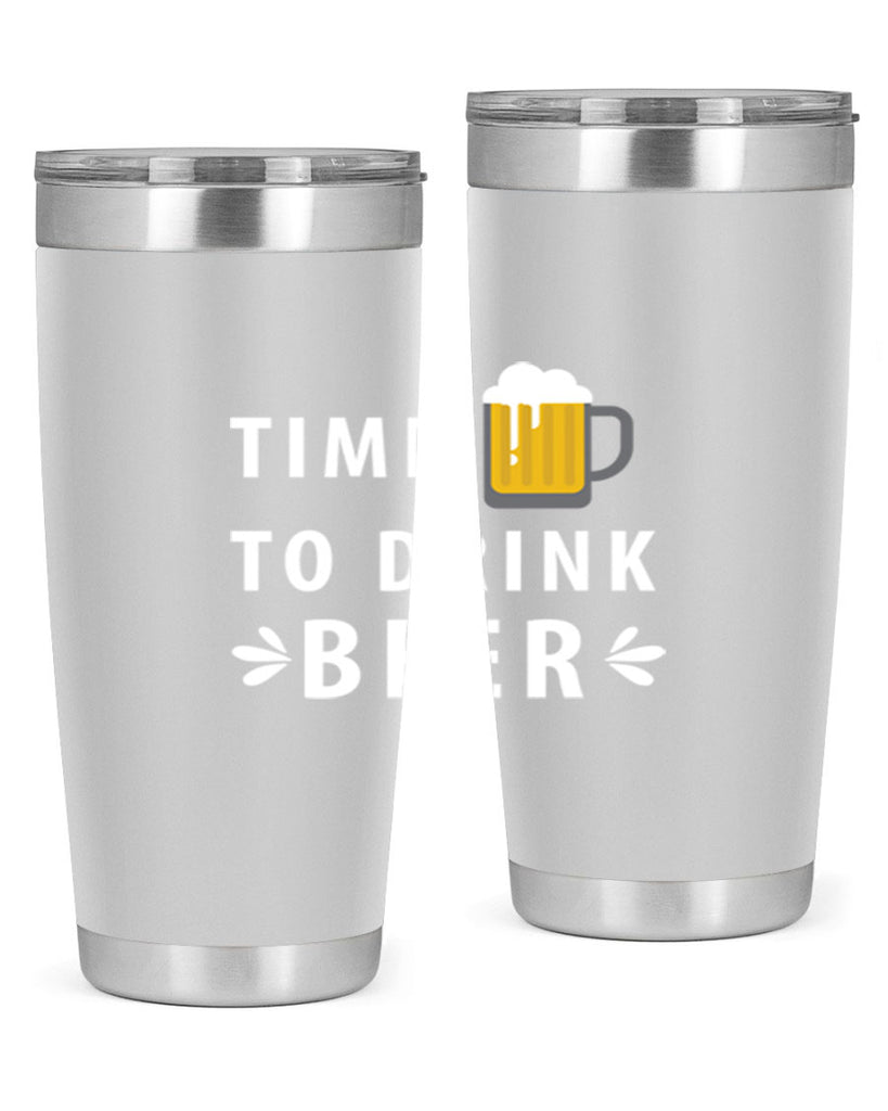 time to drink 7#- beer- Tumbler