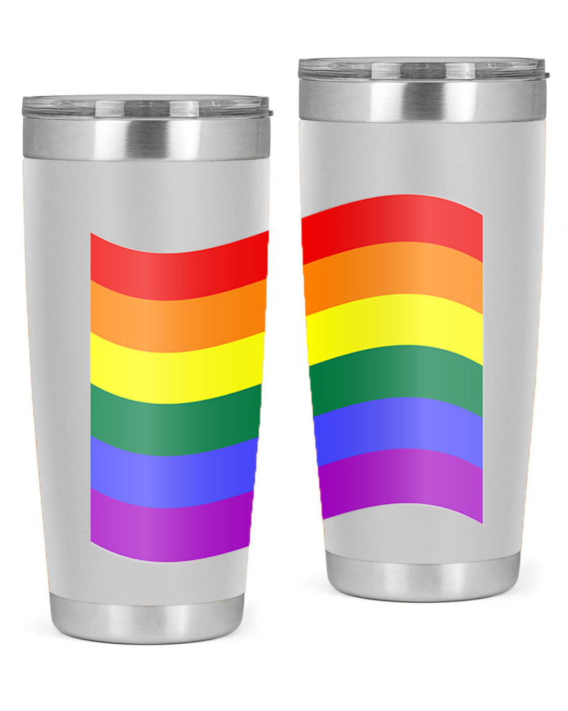 wavy rainbow flag 1#- lgbt- Tumbler