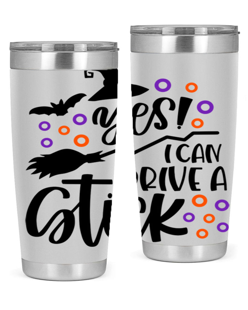 yes i can drive a stick 3#- halloween- Tumbler