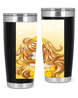 A beautiful and happy princess with gold dress game 131#- anime- Tumbler
