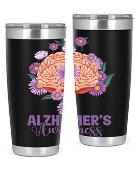 AlzheimerS Awareness Brain 12#- alzheimers- Tumbler