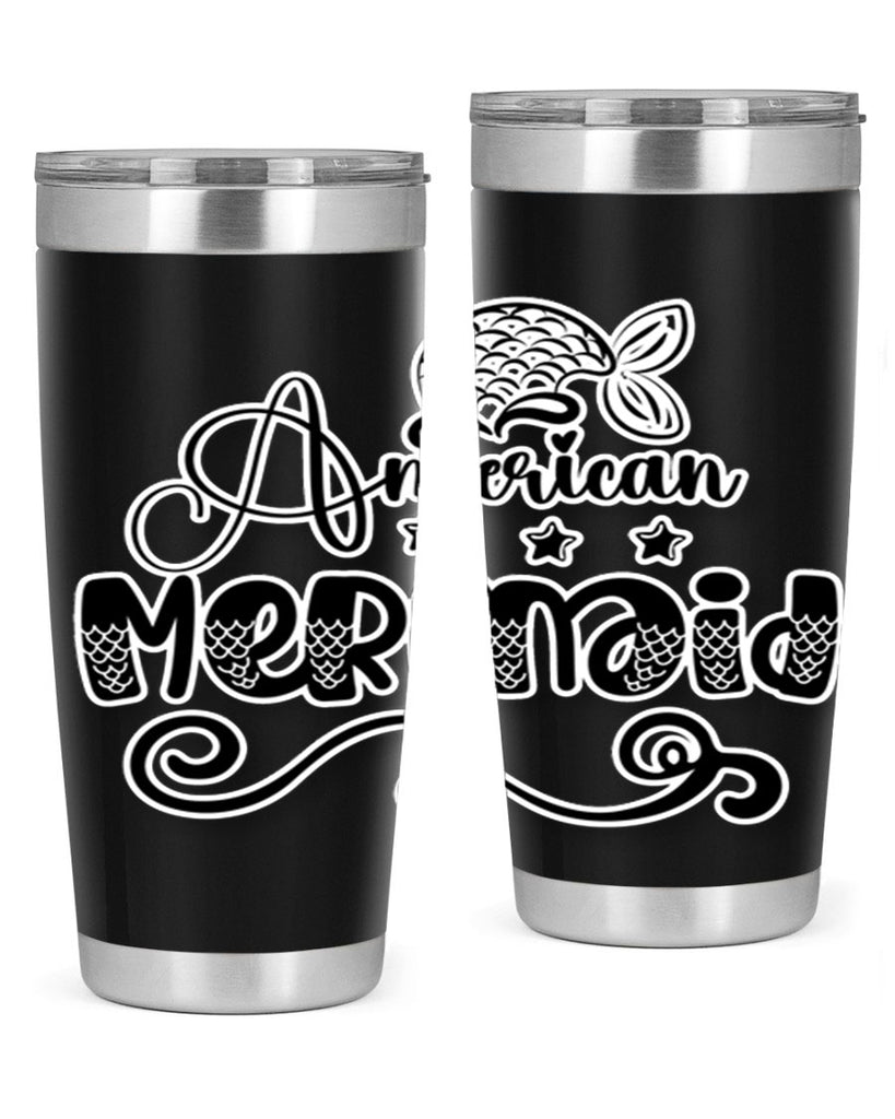 American Mermaid 15#- mermaid- Tumbler