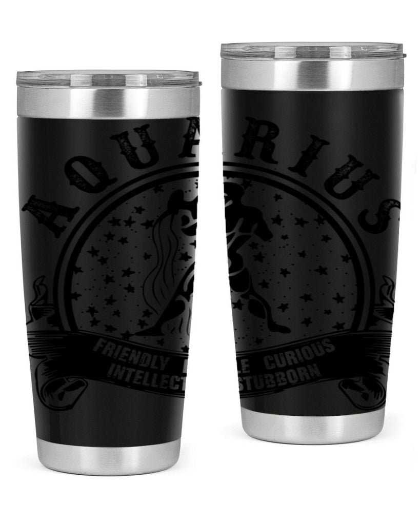 Aquarius 42#- zodiac- Tumbler