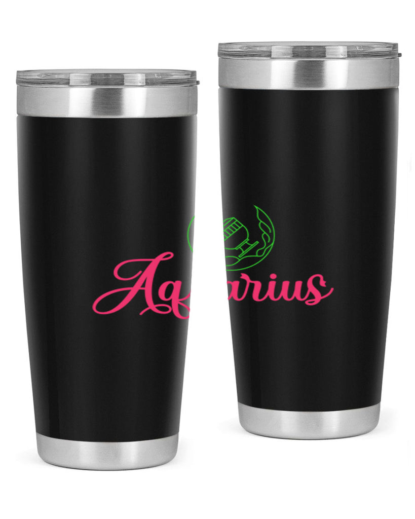 Aquarius 70#- zodiac- Tumbler