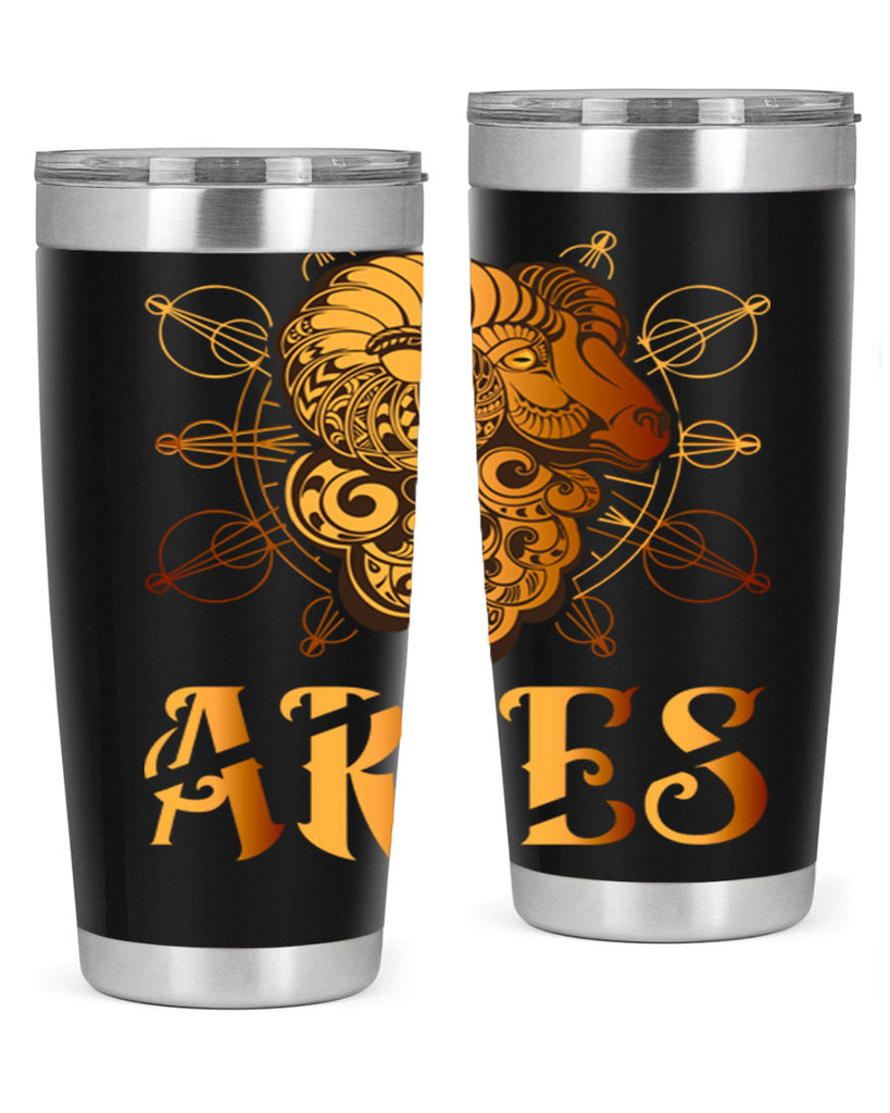 Aries 121#- zodiac- Tumbler