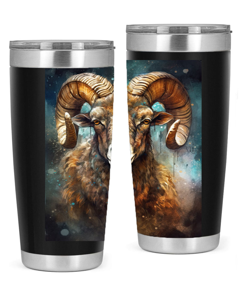 Aries 54#- zodiac- Tumbler