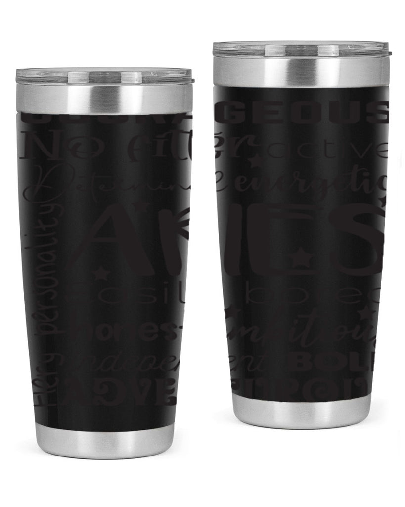 Aries 564#- zodiac- Tumbler