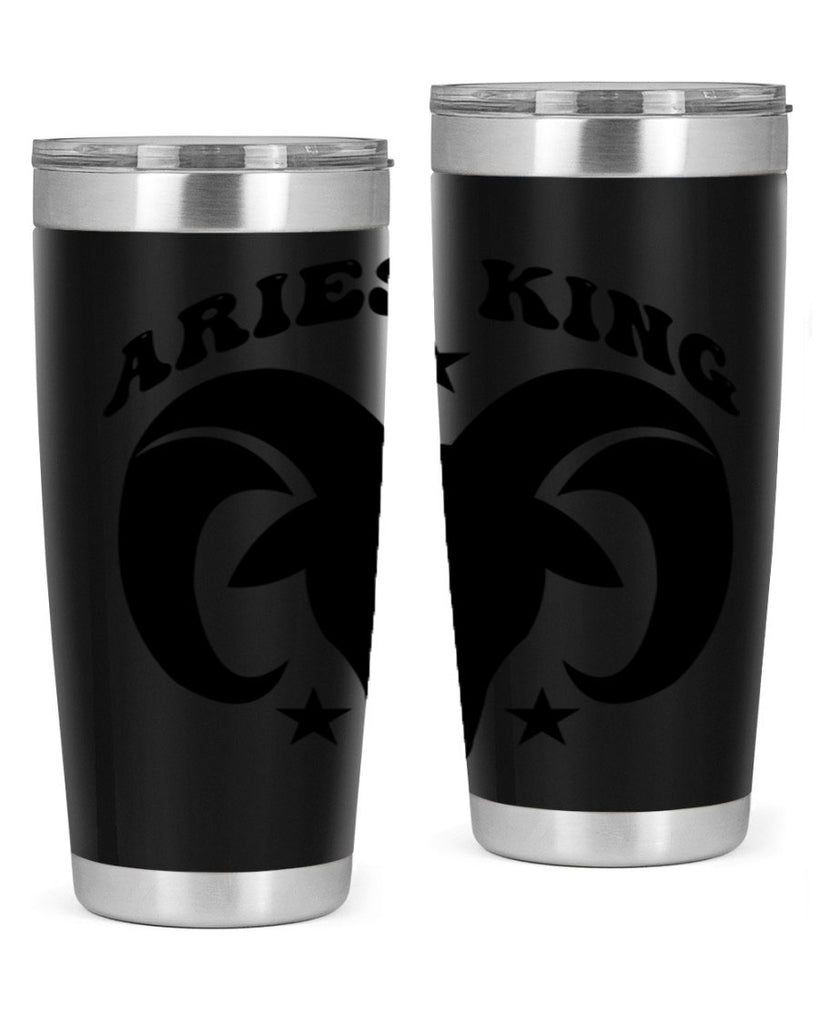 Aries king 110#- zodiac- Tumbler