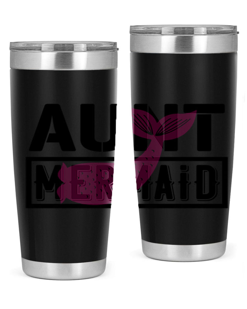 Aunt mermaid 17#- mermaid- Tumbler
