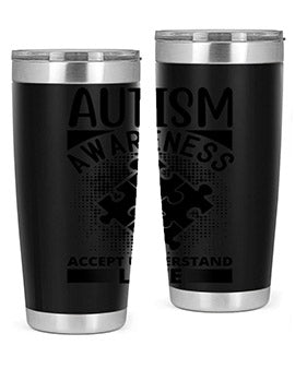 Autism awareness Style 43#- autism- Tumbler