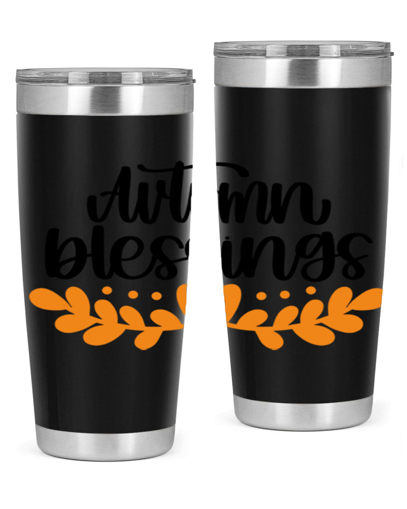 Autumn Blessings 472#- fall- Tumbler