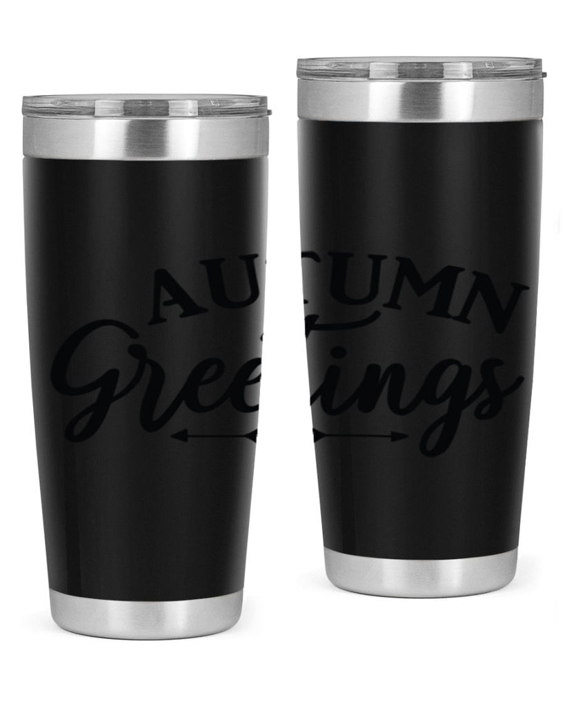 Autumn Greetings 16#- fall- Tumbler