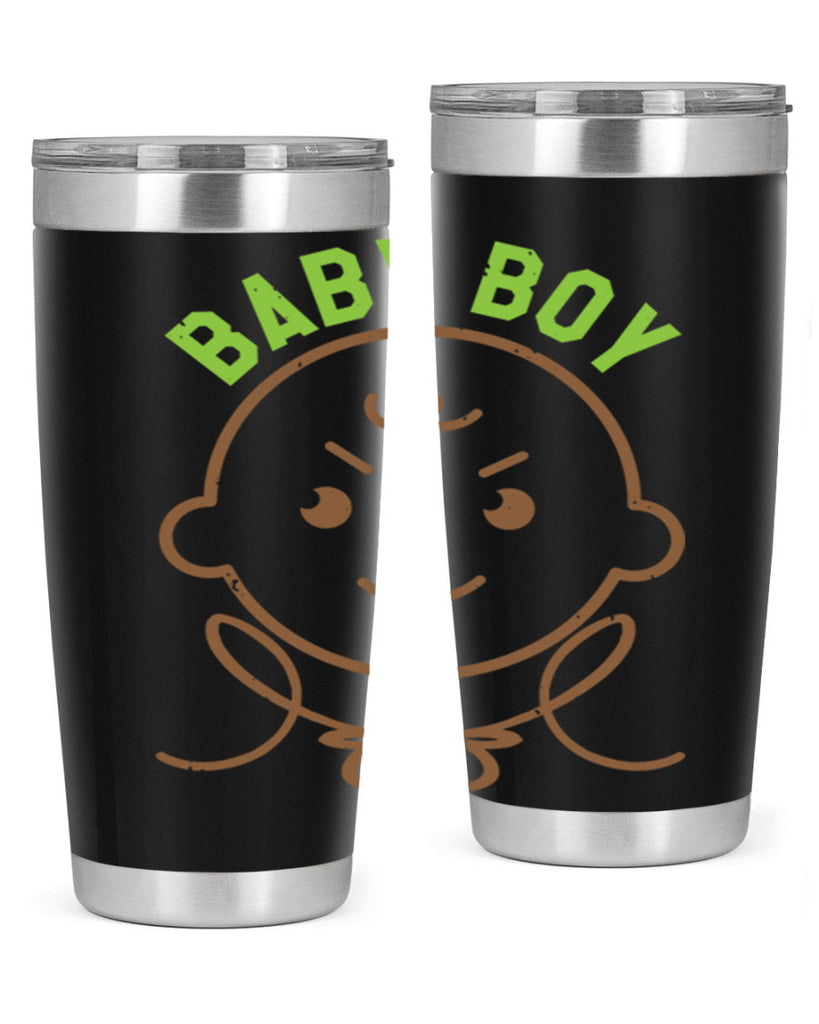 Baby Boy Style 4#- baby shower- tumbler