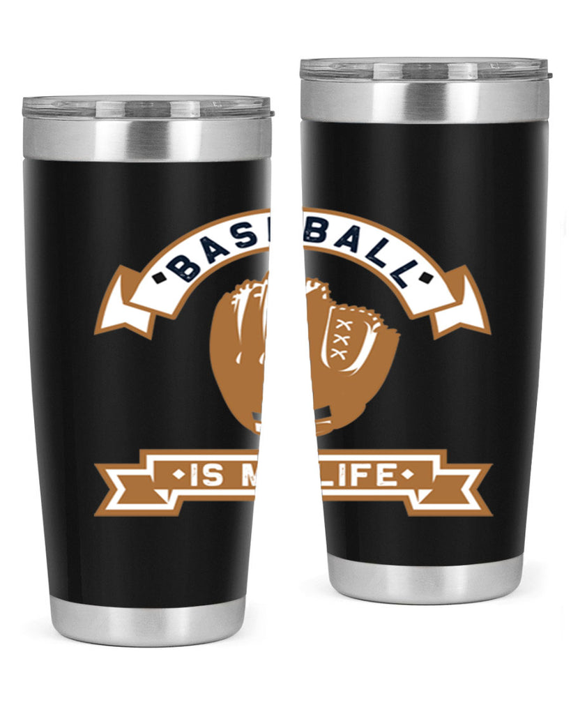 Baseball is 1445#- baseball- Tumbler