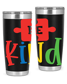 Be Kind Style 9#- autism- Tumbler