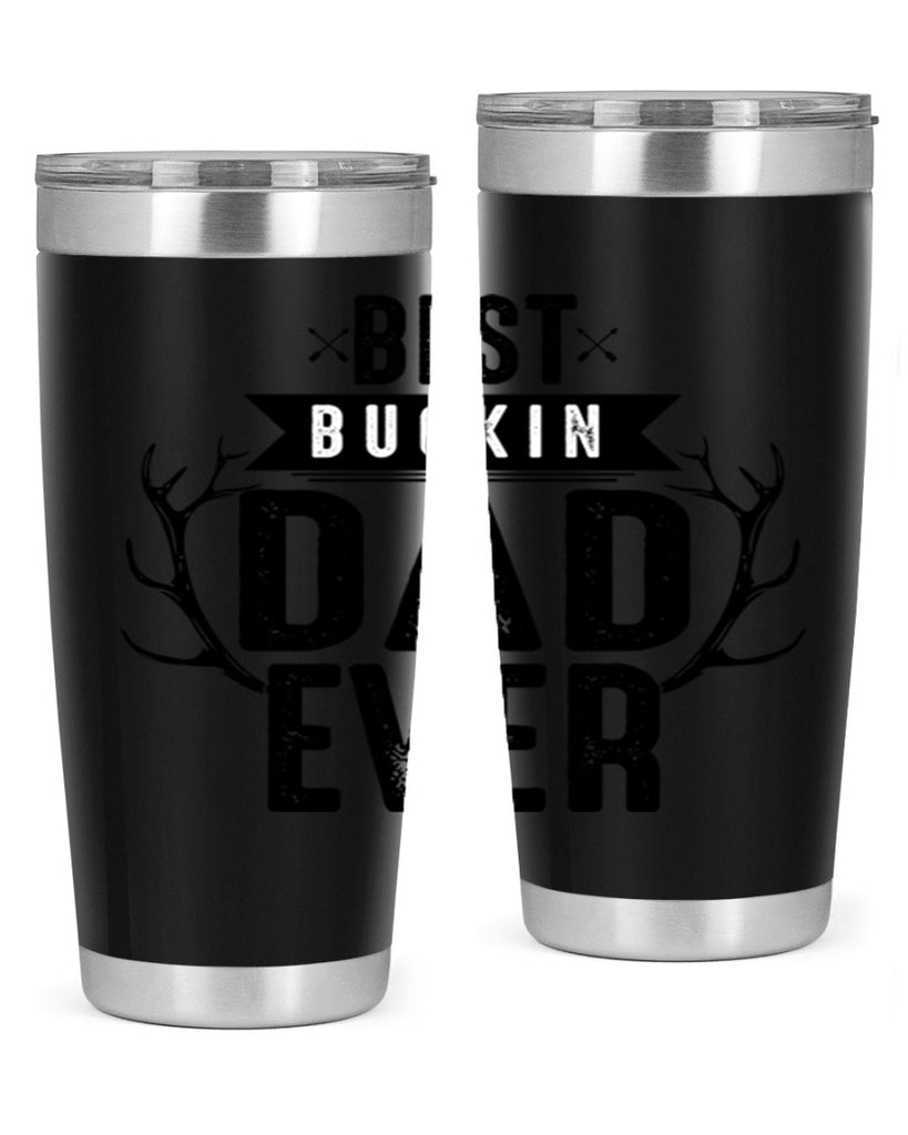 Best Buckin Dad ever 48#- dad- Tumbler