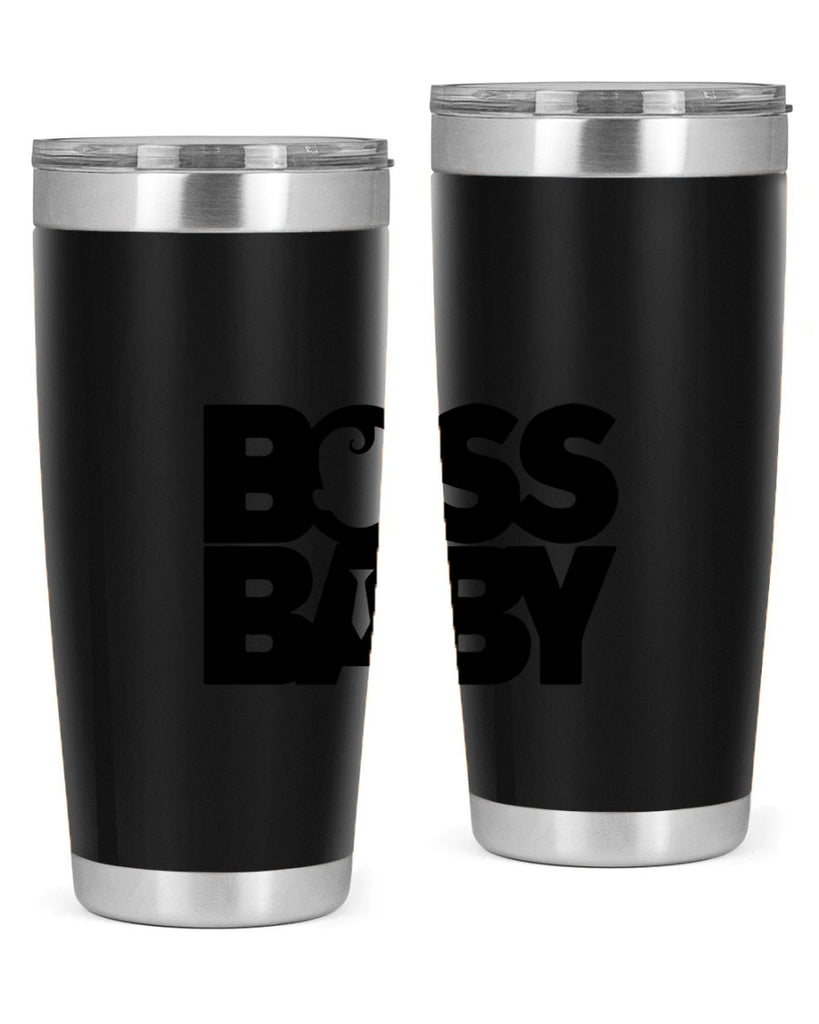 Boss Baby On Board 1#- black words phrases- Cotton Tank